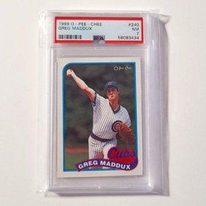 1989 O-Pee-Chee Greg Maddux - PSA Graded Card - MLB